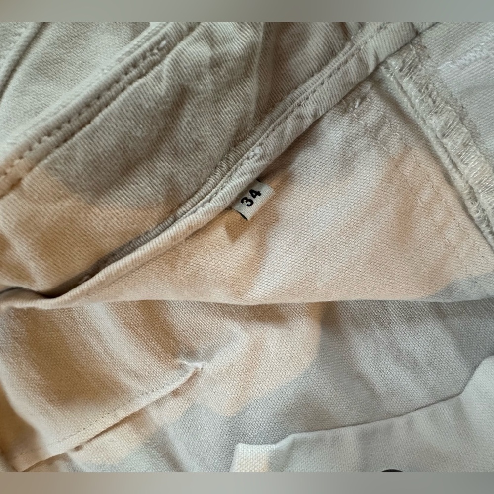 Imogene + Willie Hencye Canvas Workpant in Natural 34" x 30" - Picture 8 of 10
